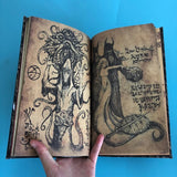 HULIANFU New Necronomicon Dark Magic Book Demon Evil Dead Summon Book Altar Ceremony Prop Book Collection Living Room Desktop Decoration
