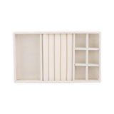HULIANFU Velvet Jewelry Display Tray Case Hot Sales Stackable Exquisite Jewellery Holder Portable Ring Earrings Necklace Organizer Box