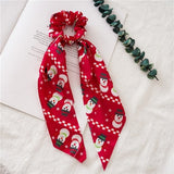 HULIANFU 2023 Christmas Silk Headband Merry Christmas Decorations for Home Xmas Gift Natale Navidad  Cristmas Ornaments New Year 2023 Noel