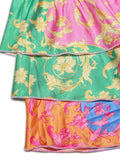 Hulianfu Summer Floral Print Dress Women Party Dress New Arrival Elegant Ruffle Dress Mini Slip Dress Backless Sexy Club Beach Dress