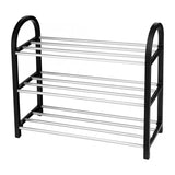HULIANFU Shoe Rack Aluminum Metal Standing Shoe Rack DIY Shoes Storage Shelf Home Organizer Accessories Shoe Rack
