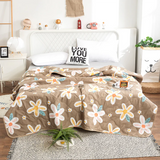 HULIANFU PEIDUO Anti-Mite Summer Cool Quilt Cartoon Thin Quilt Washable Lightweight Duvet Insert 100% Goose Down Filling Double Student