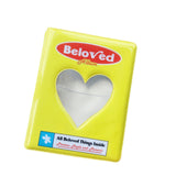 HULIANFU Kpop Card Binder 3inch Photo Album Hollow Love Heart Model Photocard Holder Plaid Album Instax Mini Album For Cards Collect Book