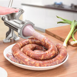 HULIANFU Sausage Filling Machine Enema Manual Meat Grinder Tank Sausage Minced Meat Loaded Small Hand-cranked Meat vegetable Machine Tool