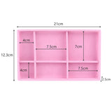 HULIANFU Velvet Jewelry Display Tray Case Hot Sales Stackable Exquisite Jewellery Holder Portable Ring Earrings Necklace Organizer Box