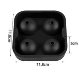 HULIANFU SILIKOLOVE Square Skull Ice Cube Maker Ice Ball Mold Silicone Ice Cube Trays for For Party Bar Summer Whisky Drinks