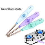 HULIANFU Long Kitchen Igniter Natural Gas Cigarette Candle Bonfire Barbecue Lighter Adjustable Kitchen Ignition Stick Random Color