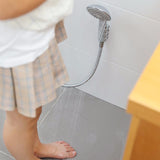 HULIANFU Punch-Free Bathroom Shower Sprinkler Rack Portable Strong Wall Suction Cup Shower Head Storage Organizer Bathroom Accessories