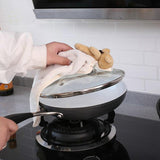 HULIANFU Quick-Dry Hand Towel Cute Bear Coral Fleece Holdable Kitchen Toilet Towel Absorbent Wipe Plush Hand Towel Bathroom Hanging Towel