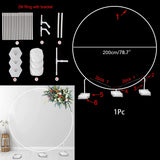HULIANFU Ring Balloon Arch Stand DIY Background Balloon Holder Circle Ballon Column Base Baby Shower Birthday Wedding Party Decor