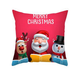 HULIANFU Santa pillowcase Happy New Year 2023 Xmas Gifts  Christmas Decor For Home Merry Christmas Ornament Navidad Natal Xmas Gifts