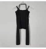 Hulianfu Women Cropped Tee Shirts Lady Long Sleeve Halter Slash Neck Stretchy Crop Tops Girls Slim T Shirts