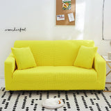 HULIANFU Living Room Elastic Sofa Cover Thick Polar Fleece 1/2/3/4 Seat Sofa Cover L Shape Corner Sofa Armchair Sofa Cover Dustproof