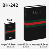 HULIANFU Ins Fashion Fake Books for Decoration Home Decor Coffee Table Book Simulation Prop Book Model Hotel Room Unopenable Box Book