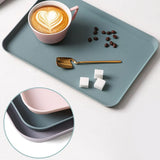 HULIANFU Multi Nordic Creative Multi-function Rectangular Plastic Tray Storage  Kitchen Supplies Home  Fruit Dessert