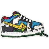 HULIANFU Sneaker Carpet Popular Fashion Rugs Living Room Decoration Bedroom Parlor Children Room Area Rug Mat Soft Flannel Rug and Carpet