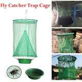 HULIANFU The Ranch Fly Trap Reusable Fly Catcher Killer Cage Net Trap Pest Bug Catch for Indoor or Outdoor Family Farms  Restaurants