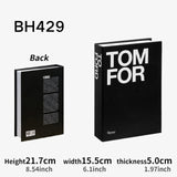 HULIANFU Ins Fashion Fake Books for Decoration Home Decor Coffee Table Book Simulation Prop Book Model Hotel Room Unopenable Box Book