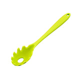 HULIANFU Noodle Multifunctional Ergonomic Mini Portable Cooking Tool Soft Silicone Spoon Home Kitchen Pasta Fork Durable Practical
