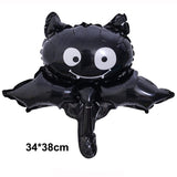 HULIANFU Large 86x165cm Skeleton Man Balloons Halloween Decorations Globos Scary Halloween Skull Ballons Halloween Party Home Decorations