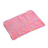 HULIANFU Soft and Fluffy Light Thin Pet Blanket Cute Cartoon Pattern Dog Bed Mat Warm and Comfortable Bed Blanket for Cats Pet Supplies