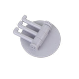 HULIANFU Three Branch Rotatable Seamless Adhesive Hook Strong Bearing Stick Hook Kitchen Wall Hanger Bathroom Kitchen supplies Hooks