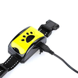 HULIANFU Pet Dog Anti-Barking Automatic Collar Dog Training Collar USB Electric Ultrasonic Dog Stop Barking Vibration Anti Bark Collar