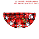 HULIANFU Merry Christmas Hanging Flag Christmas Decorations For Home Door Christmas Ornaments Xmas Gifts Navidad Decor 2023 New Year