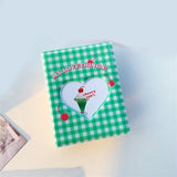 HULIANFU Kawaii Bear photo album 3 Inch Love Heart Hollow Kpop Card Binder Name Card Book Photo Album Card Photocard ID Holder 40 Pockets