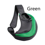 HULIANFU Pet Puppy Carrier S/L Outdoor Travel Dog Shoulder Bag Mesh Oxford Single Comfort Sling Handbag Tote Pouch