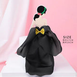 HULIANFU New Back Silk Gauze Skirt Happy Mothers Day Cake Topper Girl Birthday Cake Decoration Party Supplies Cake Decorating Tools