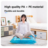 HULIANFU No Need Pump Vacuum Bags Large Plastic Storage Bags for Storing Clothes blankets Compression Empty Bag Covers Travel Accessories