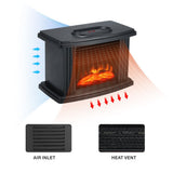 HULIANFU Portable 220V Electric Heater Mini Fan Heater Desktop Household Portable Heating Stove Radiator Warmer Machine for Winter 1000W