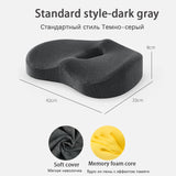 HULIANFU Memory Foam Lumbar Cushion Orthopedic Pillow Office Chair Cushion Support Waist Back Pillow Sets Car Seat Cushion Hips Massager
