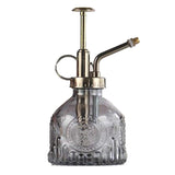 HULIANFU Retro Glass Watering Spray Bottle High-Atomization Nozzle for Garden Plants Leak-Proof 200ML Flower Plant Mister