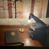 HULIANFU Resin Lucky Bird Crow Wall Lamp Table Lamp Night Light Bedroom Bedside Living Room Wall Lamp Home Decoration