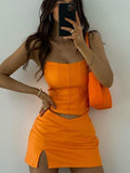 Hulianfu High Quality Summer Crop Top Women Fishbone Double Layer Pink PU Leather Sexy Crop Top Fashion Lady Clubwear Party