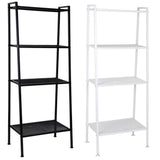 HULIANFU Ladder Shelf 4-Tier Bookshelf Plant Flower Stand Storage Rack Industrial Organizer Modern Shelves Shelving Bookcase Stable Metal