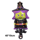 HULIANFU Large 86x165cm Skeleton Man Balloons Halloween Decorations Globos Scary Halloween Skull Ballons Halloween Party Home Decorations