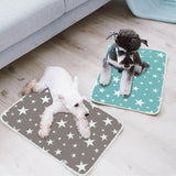 HULIANFU Pet Urine Pad Baby mattress Dog bed waterproof Sofa mat Washable Dog Diaper Reusable Moisture-Proof Blanket for Car Seat Cover