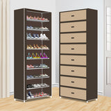 HULIANFU Shoe Rack Multi-layer Household Dust-proof Shoe Cabinet Assembly Economical Shoe Rack Dormitory Door Storage Cabinet