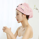 HULIANFU Women Microfiber Towel Hair Towel Bath Towels for Adults Home Terry Towels Bathroom Serviette De Douche Turban for Drying Hair
