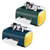 HULIANFU Paper Box Home Living Room Coffee Table Creative Multi-function Remote Control Storage Tissue Box Desktop Modern Style TissueBox