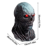 HULIANFU Steam Skull Halloween Mask Realistic Latex Full Face Creepy Skull Head Headgear Horror Mask Party Halloween Decoration