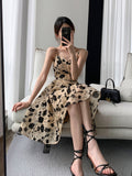 Hulianfu Women Fashion Spaghetti Strap Prom Mini Dress Suit Elegant Sleeveless Slim Vestdios Female Bodycon Evening Party Clothes Summer