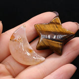 HULIANFU Natural Stone Amethyst Powder Crystal Star Shape Mineral Specimen Gemstone Agate Fish Tank Jewelry Home Decoration Ornaments