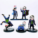 HULIANFU Upside Down Joker Model Car Rearview Mirror Pendant The Joker Doll Car Accessories Interior Aroma Ornament Auto Air Vent Clip