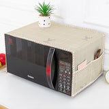 HULIANFU Nordic Cloth Towel Oven Cover Microwave Cover Printed Microwave Oven Dust Proof Cover  Home Decor Elegant Kitchen Tools