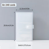 HULIANFU Photocard Holder Collection Album Idol Chasing Star Binder Photocards Collection Book Large-capacity Ticket Card Book Card Bag
