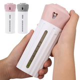 HULIANFU Travel Dispenser 4-In-1 Travel Bottles Leak Proof Toiletries Sub-bottle Refillable Shower Gel Soap Empty Container Kit